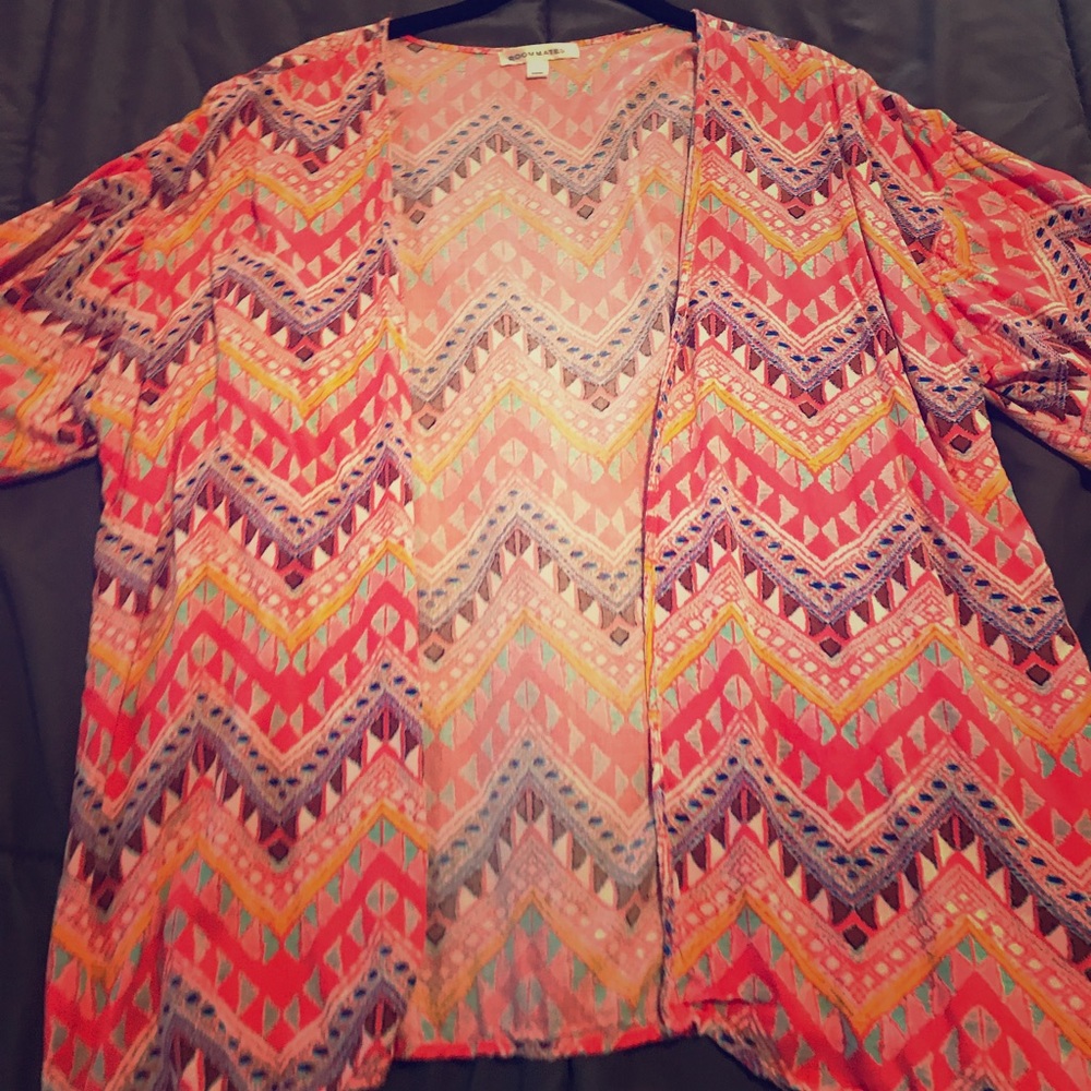 Short sleeve kimono